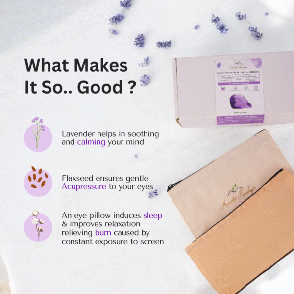 Aromatherapy EYE PILLOW (Pink) - Image 6