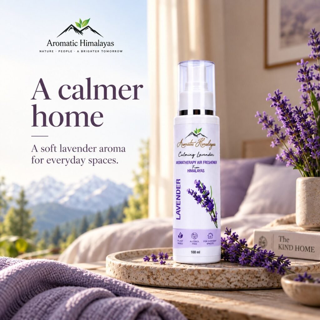 Calming Lavender air freshener: a soft lavender aroma for everyday spaces