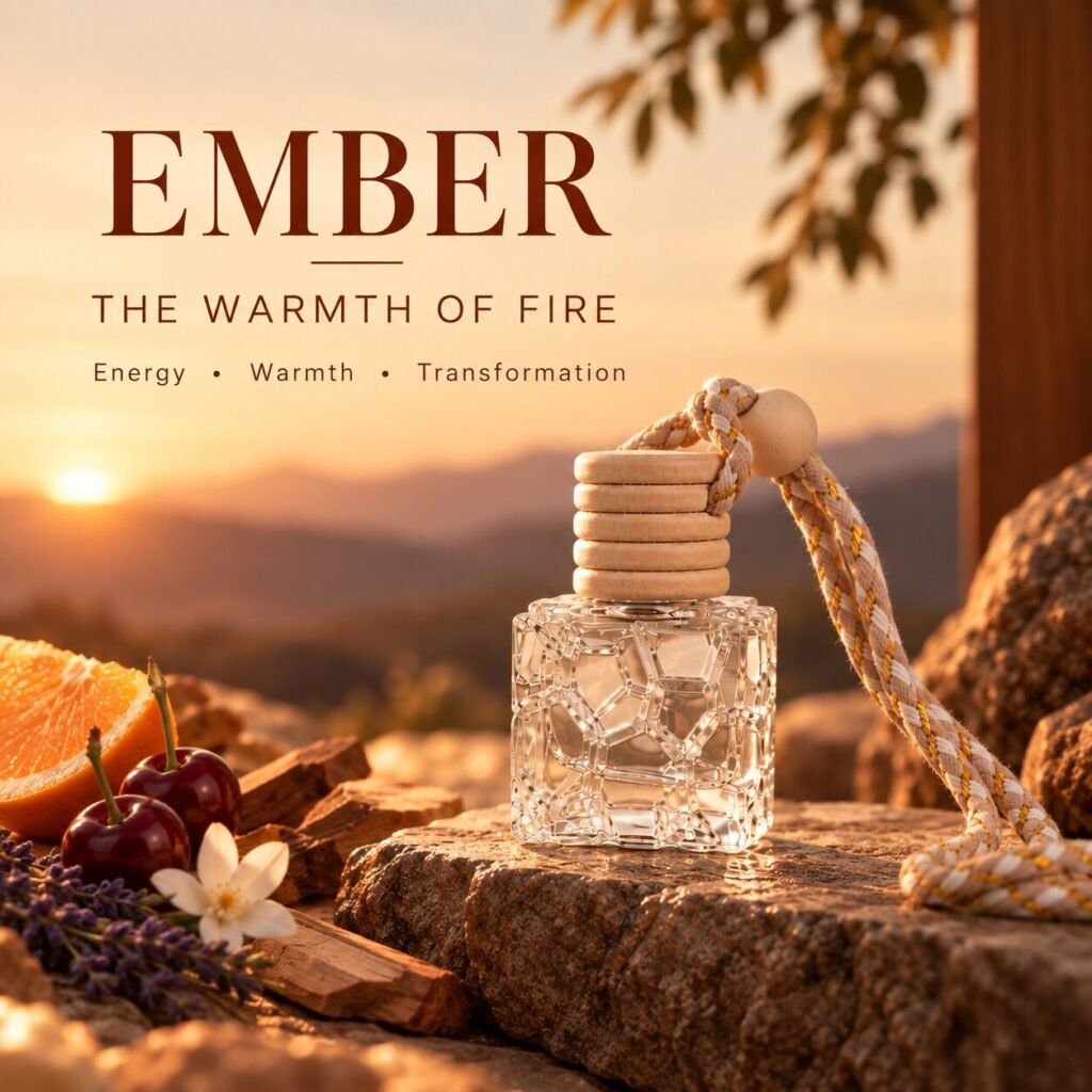 EMBER car perfume diffuser, Fire element, 10 ml – image 5