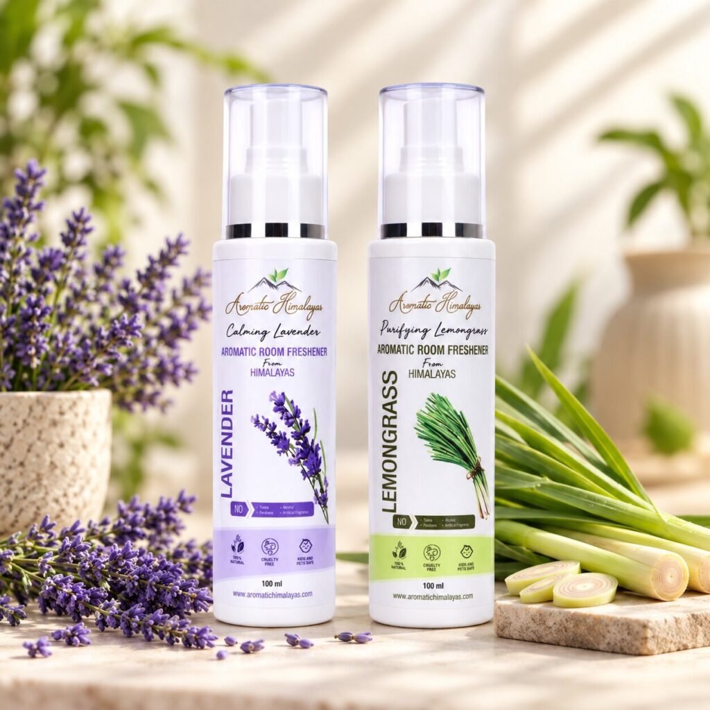 Lavender and Lemongrass Aromatherapy Room Freshener Duo
