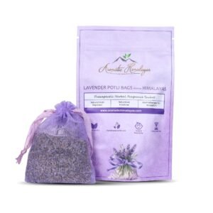 Aromatic Himalayas lavender sachet 10 g with its potli bag pack
