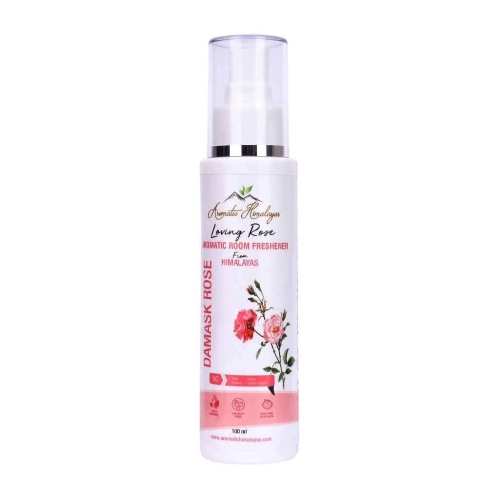 Loving Rose aromatherapy air freshener, 100 ml bottle