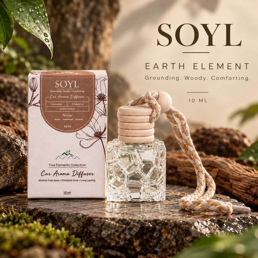 SOYL car perfume diffuser, Earth element, 10 ml – image 2