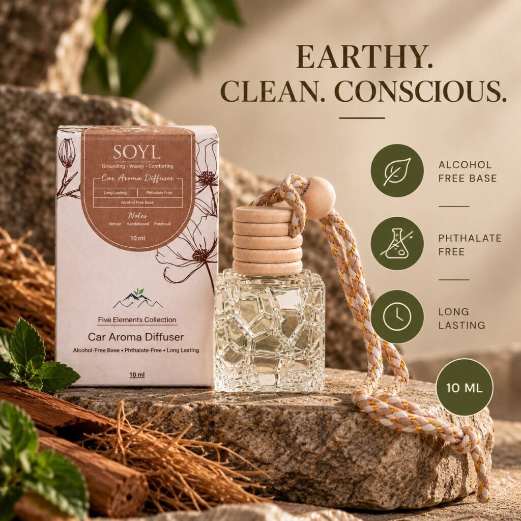 SOYL car perfume diffuser, Earth element, 10 ml – image 6