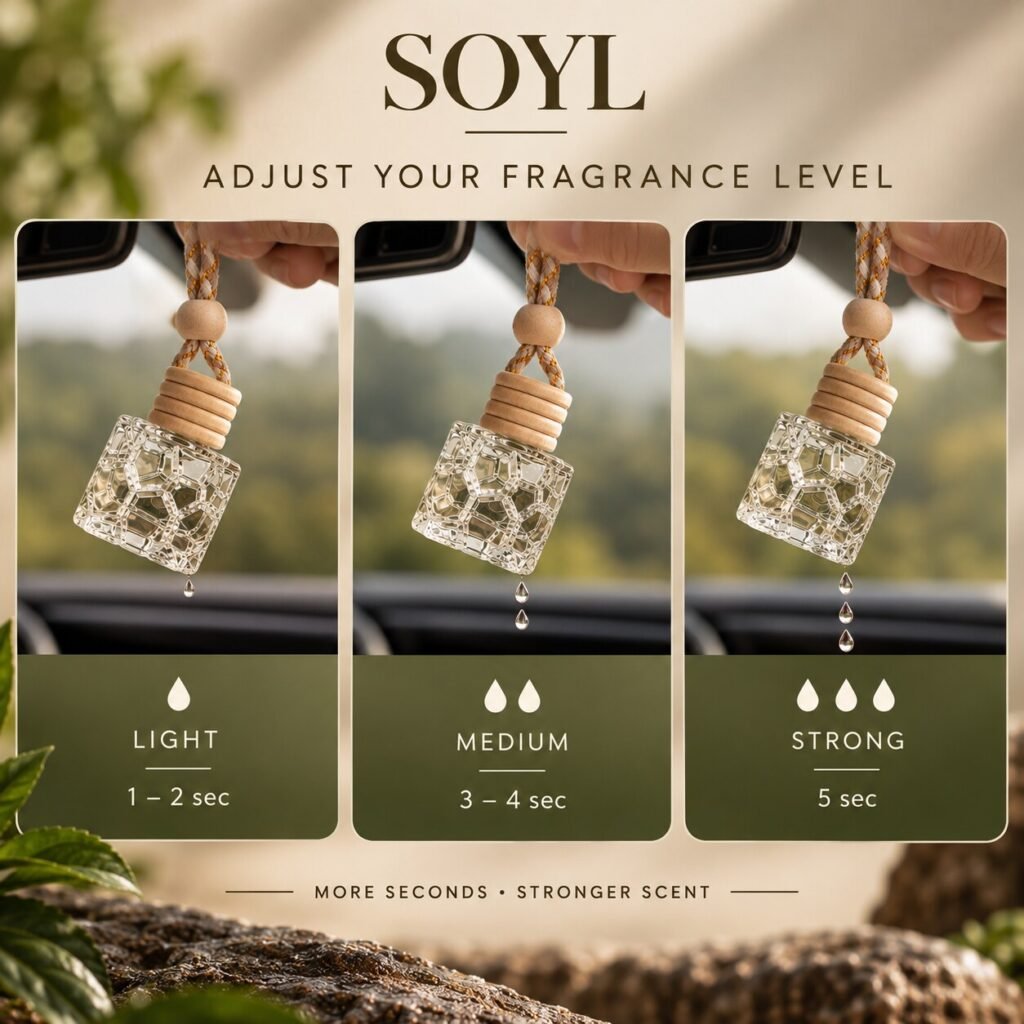 SOYL car perfume diffuser, Earth element, 10 ml – image 7